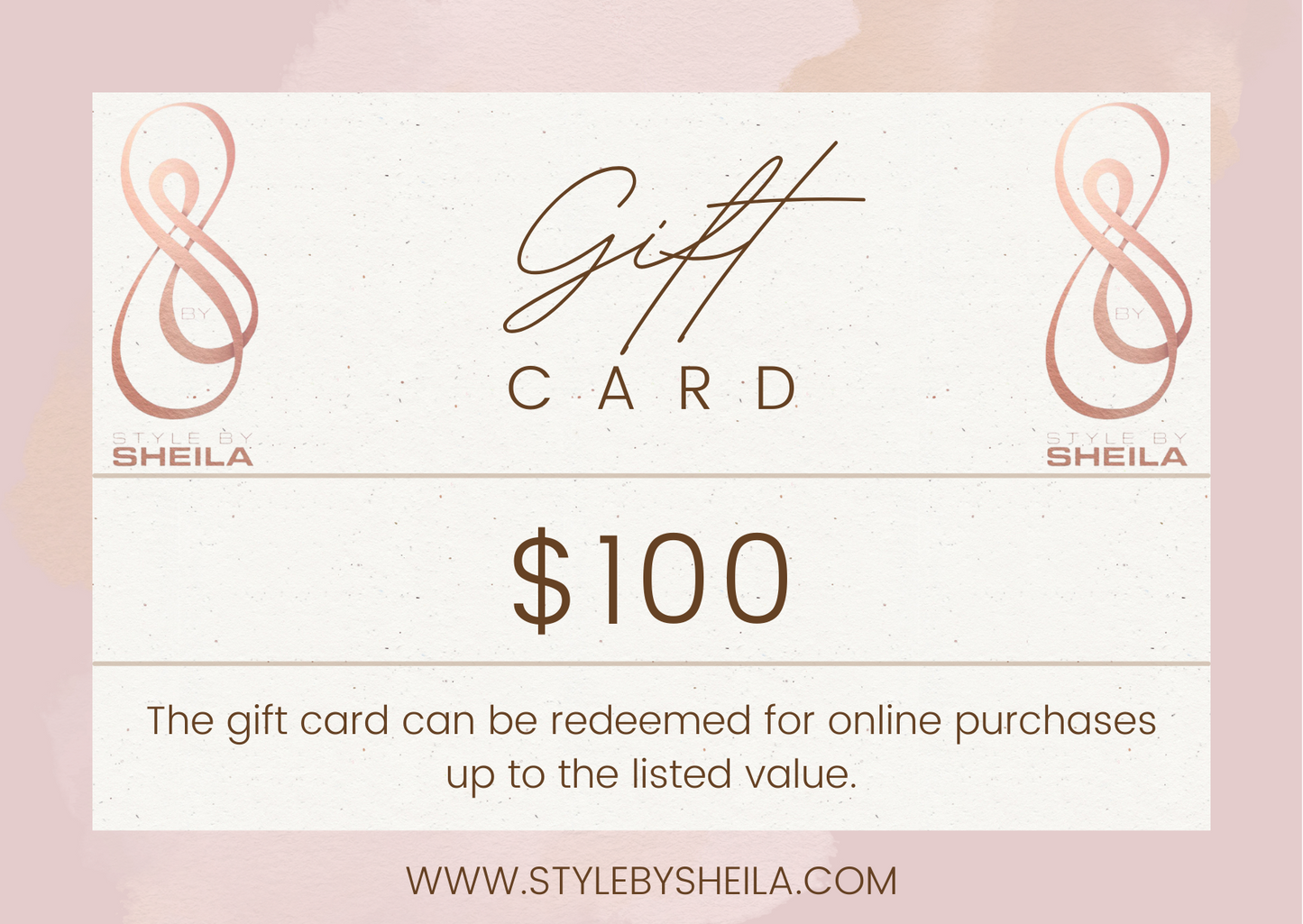 Style By Sheila Gift Card